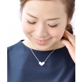 パヴェハートネックレス キュービックジルコニア スライド式アジャスター | VINGTAINE | 詳細画像7 