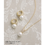 エレガント一粒パールネックレス キュービックジルコニア スライダー式アジャスター | VINGTAINE | 詳細画像15 