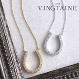 ビッグホースシューネックレス 馬蹄 スライド式アジャスター | VINGTAINE | 詳細画像1 