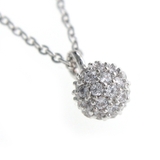 ミニパヴェボールネックレス アジャスターチェーン スライダーチェーン | VINGTAINE | 詳細画像3