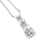 トリロジーネックレス ショートネックレス キュービックジルコニア | VINGTAINE | 詳細画像3