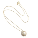 淡水パールラウンドネックレス アジャスター式 スライダーチェーン | VINGTAINE | 詳細画像4 