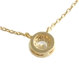 一粒ストーンネックレス ヘイローデザイン スライド式アジャスター | VINGTAINE | 詳細画像6 