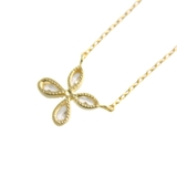 キュービックジルコニアフラワーネックレス スライダーチェーン スライド式アジャス… | VINGTAINE | 詳細画像4 