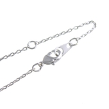 キュービックジルコニアフラワーネックレス スライダーチェーン スライド式アジャス… | VINGTAINE | 詳細画像5 