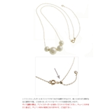 アシンメトリーコットンパールネックレス/シンプル/グラデーション C3110 | VINGTAINE | 詳細画像3