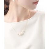 アシンメトリーコットンパールネックレス/シンプル/グラデーション C3110 | VINGTAINE | 詳細画像5