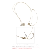 キュービックジルコニア×コットンパールネックレス/シンプル/CZ C3111 | VINGTAINE | 詳細画像4