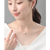 一粒淡水パール×キュービックジルコニアネックレス シンプル 結婚式 | VINGTAINE | 詳細画像2