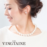 コットンパールネックレス（14mm）/ショートネックレス/シンプル C3158 | VINGTAINE | 詳細画像1 
