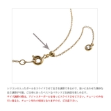 パヴェサークルプレートネックレス パヴェセッティング キュービックジルコニア | VINGTAINE | 詳細画像9