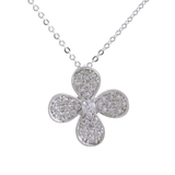 パヴェフラワーネックレス 花 キュービックジルコニア | VINGTAINE | 詳細画像4