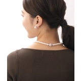 パール×パヴェボールネックレス(8mm) エレガント シンプル | VINGTAINE | 詳細画像5 