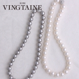 パール×パヴェボールネックレス(12mm) エレガント シンプル | VINGTAINE | 詳細画像1 