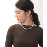 パール×パヴェボールネックレス(12mm) エレガント シンプル | VINGTAINE | 詳細画像4 