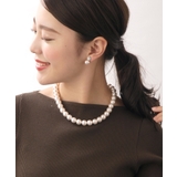 パール×パヴェボールネックレス(12mm) エレガント シンプル | VINGTAINE | 詳細画像6 