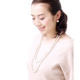 ランダムコットンパールロングネックレス シンプル アレンジ自在 | VINGTAINE | 詳細画像3