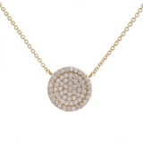 パヴェサークルネックレス キュービックジルコニア スライド式アジャスター | VINGTAINE | 詳細画像2 