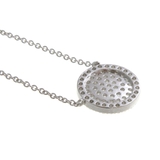 パヴェサークルネックレス キュービックジルコニア スライド式アジャスター | VINGTAINE | 詳細画像5 