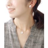 パヴェサークルネックレス キュービックジルコニア スライド式アジャスター | VINGTAINE | 詳細画像6 