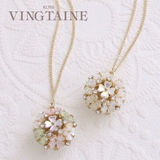 ネックレス フラワー ボール | VINGTAINE | 詳細画像1 