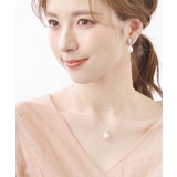 ドロップ型パールエレガントネックレス 上品 スライド式アジャスター | VINGTAINE | 詳細画像7