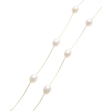 淡水パールショートネックレス スライド式アジャスター スライドチェーン | VINGTAINE | 詳細画像3 