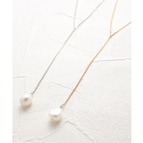 淡水パール&Y字チェーンネックレス ラリアット バロックパール | VINGTAINE | 詳細画像5
