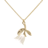 ワンカラー | ネックレス ホワイトフラワー パール調 | VINGTAINE