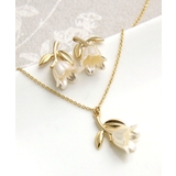 ネックレス ホワイトフラワー パール調 | VINGTAINE | 詳細画像6 