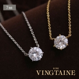 ネックレス 一粒 キュービックジルコニア | VINGTAINE | 詳細画像1 
