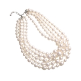 シルバー | ネックレス パール 5連 | VINGTAINE