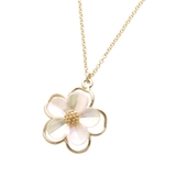 ワンカラー | ネックレス フラワー シェル風 | VINGTAINE