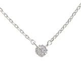 一粒キュービックジルコニアクラシカルネックレス キュービックジルコニアC93 1… | VINGTAINE | 詳細画像3