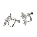 トリプルフラワーイヤリング キュービックジルコニア お花E2 | VINGTAINE | 詳細画像5 