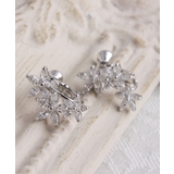 トリプルフラワーイヤリング キュービックジルコニア お花E2 | VINGTAINE | 詳細画像9 