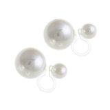 ダブルパールノンホールピアス(S) ピアスみたいなイヤリング パール | VINGTAINE | 詳細画像2
