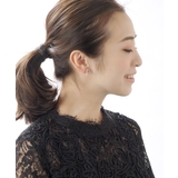 ノンホールピアス サークル 樹脂製イヤリング | VINGTAINE | 詳細画像7 