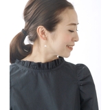 パール付きロングスティックノンホールピアス 樹脂製イヤリング シンプル | VINGTAINE | 詳細画像4 