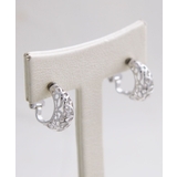 透かし模様ミニフープイヤリング シンプル ゴールド | VINGTAINE | 詳細画像8 