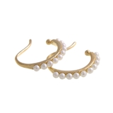 パール付きシンプルイヤーカフ ゴールド イヤリング | VINGTAINE | 詳細画像2