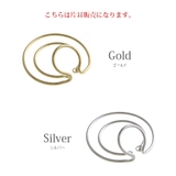 3連風ビッグサークルイヤーカフ シンプル 大人っぽい | VINGTAINE | 詳細画像8 