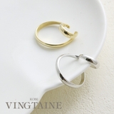 【片耳販売】2連リング風イヤーカフ ニュアンス 個性的 | VINGTAINE | 詳細画像1 