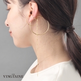【片耳販売】イヤーカフ 3連風 ビッグ | VINGTAINE | 詳細画像1