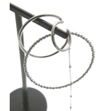 【片耳販売】3連風リング&ロングチェーンイヤーカフ（左耳用） 大ぶり イヤカフ | VINGTAINE | 詳細画像8 