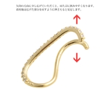 キュービックジルコニアイヤーカフ アクセサリー 大人カジュアル | VINGTAINE | 詳細画像14 