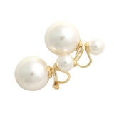 パールバックキャッチイヤリング リバーシブル ダブルパール | VINGTAINE | 詳細画像4