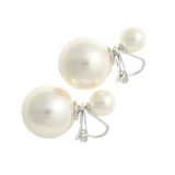 パールバックキャッチイヤリング リバーシブル ダブルパール | VINGTAINE | 詳細画像5