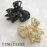 バンスクリップ リボン型 ラインストーン | VINGTAINE | 詳細画像1 