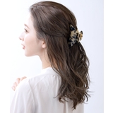 べっ甲風ヘアバンスクリップ（L)/ヘアアクセサリー H-142 | VINGTAINE | 詳細画像5 